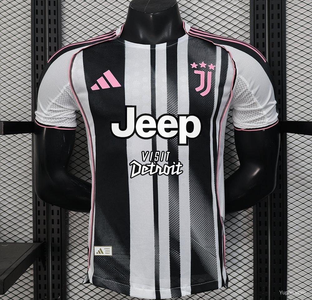 Camiseta de fútbol Juventus 2025/26 LOCAL MANGA CORTA VERSION JUGADOR